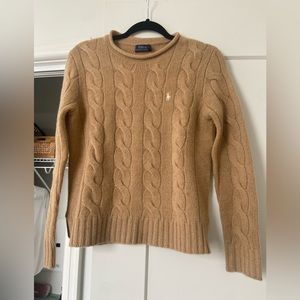 Camel cashmere sweater
